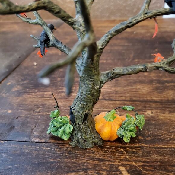 Department 56 Pumpkin Halloween Spooky Tree Village Accessory 52770 Original Box - Picture 8 of 12